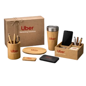 Uber Marketing Solutions Custom Bamboo Gift Set