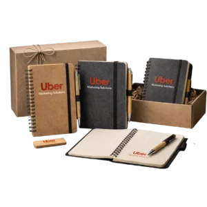 Uber Marketing Solutions Custom Recycled Notebook